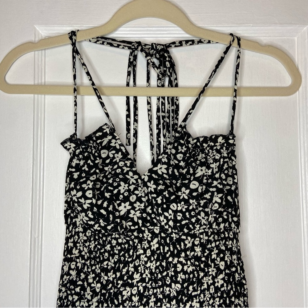 O.Vianca Ditsy Floral Strappy Mini Dress Size Medium NEW - Picture 5 of 16